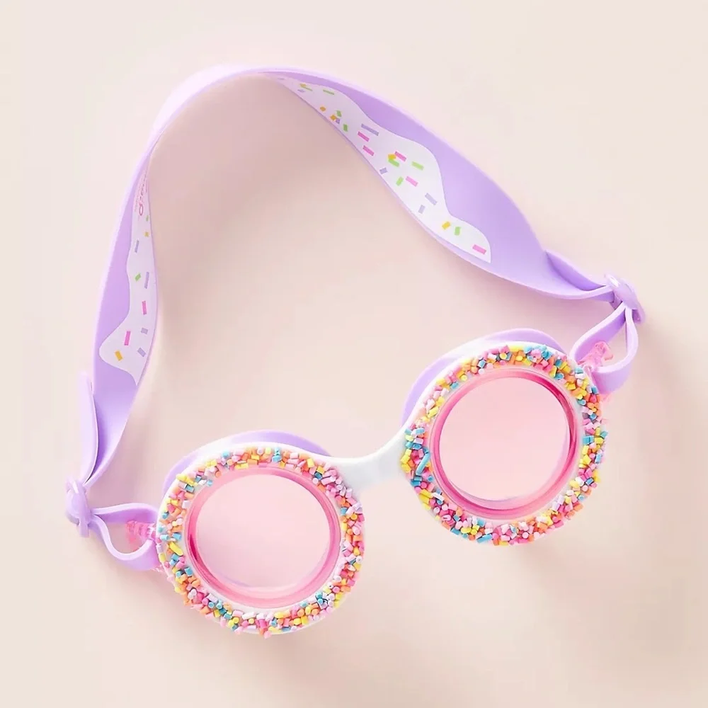 Sprinkle Donut Kids Swimming Goggles-Grape Jelly